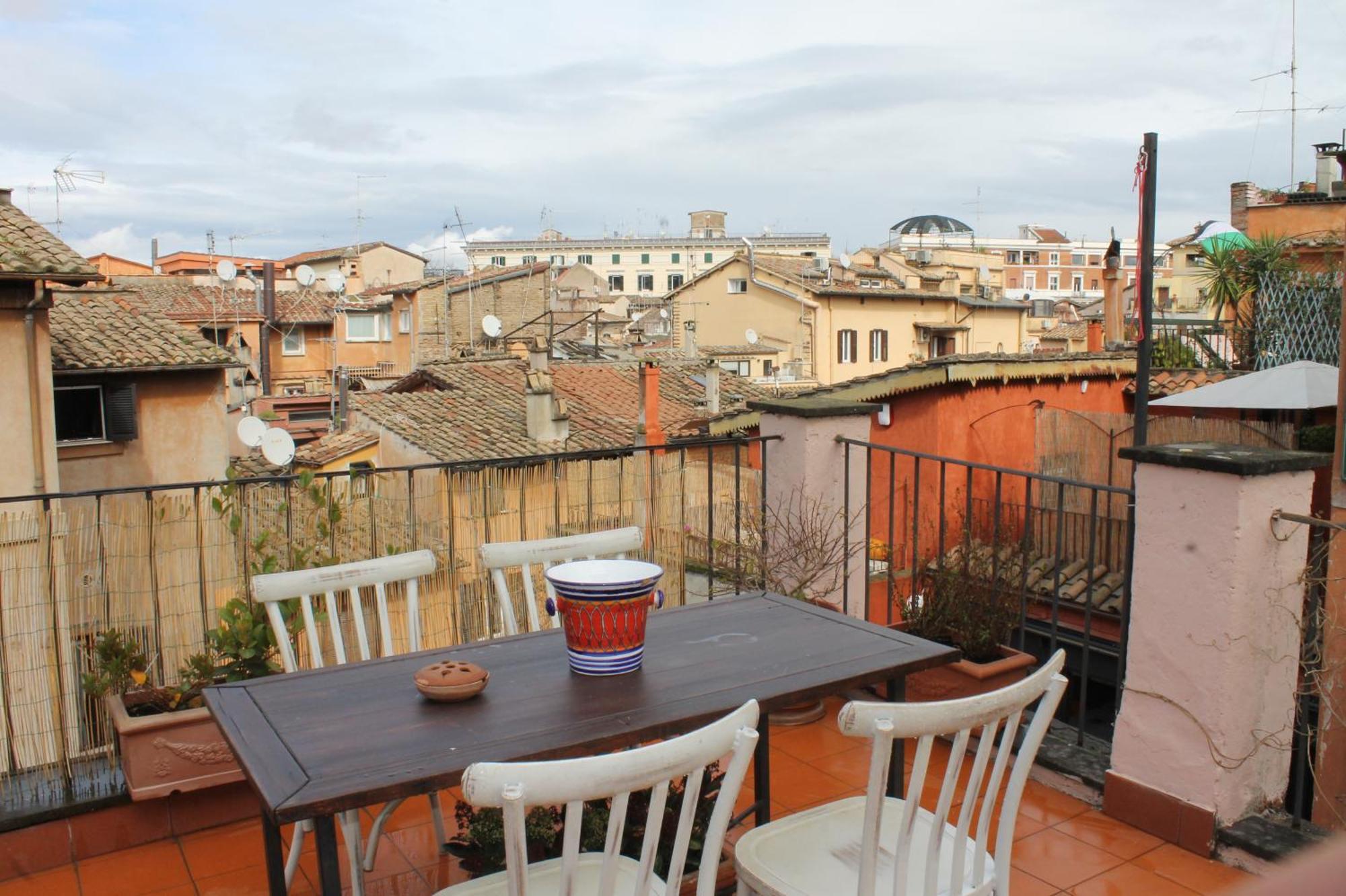 Casa Greco - Attico Con Terrazza, Trastevere Rome Exterior photo