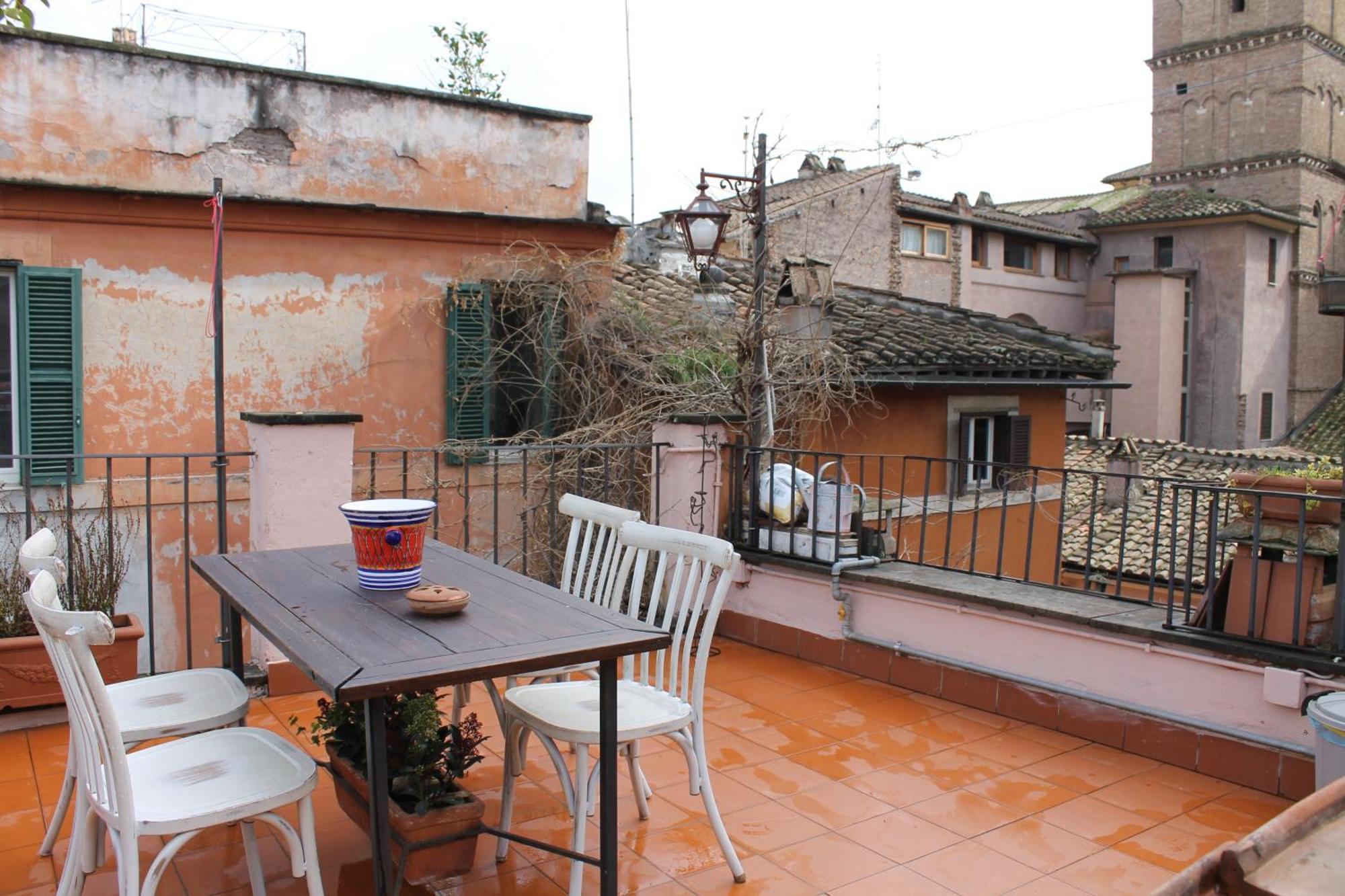 Casa Greco - Attico Con Terrazza, Trastevere Rome Exterior photo